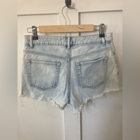 Pacsun high rise denim shorts size 25 light wash - Picture 6 of 8